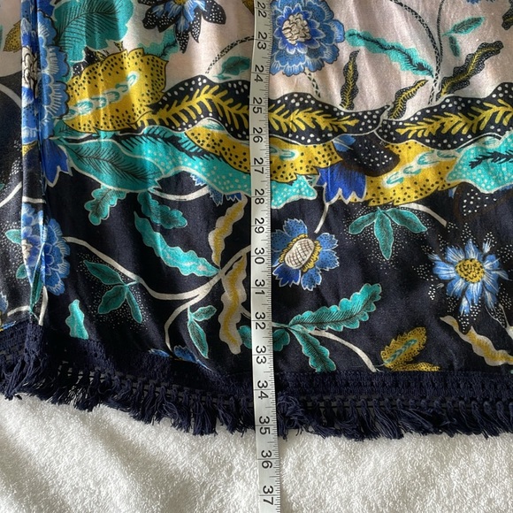 REBECCA MINKOFF Blush Pink and Navy Oversize Kimono. One Size - Picture 8 of 8